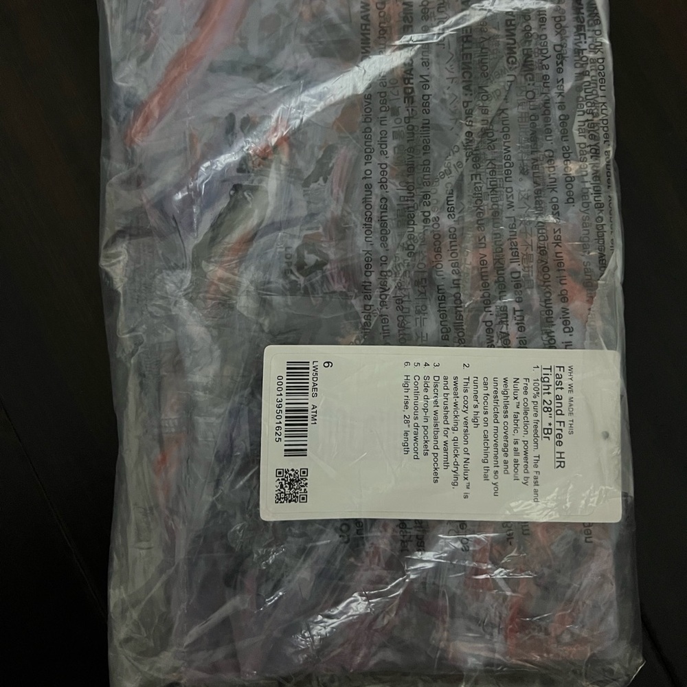 NWT lululemon Fast and Free HR Tight 28” *Br - Picture 7 of 8
